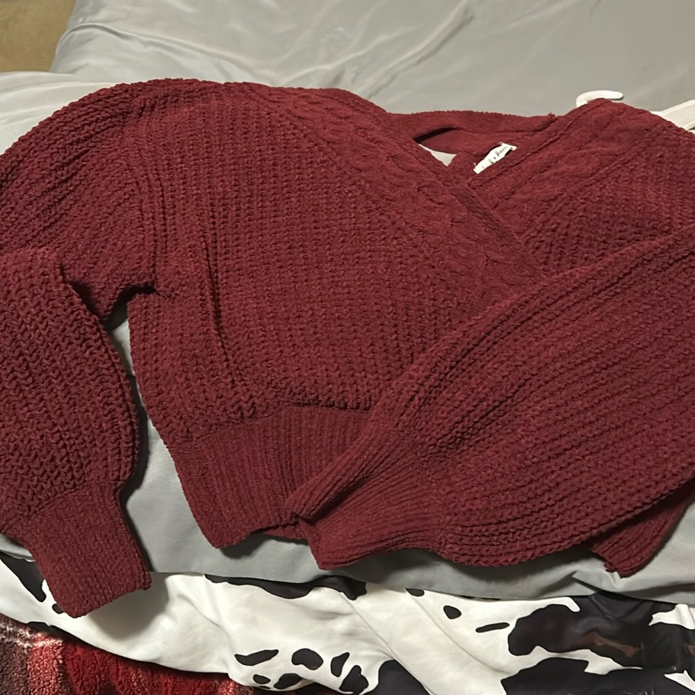 Sweater crop top
